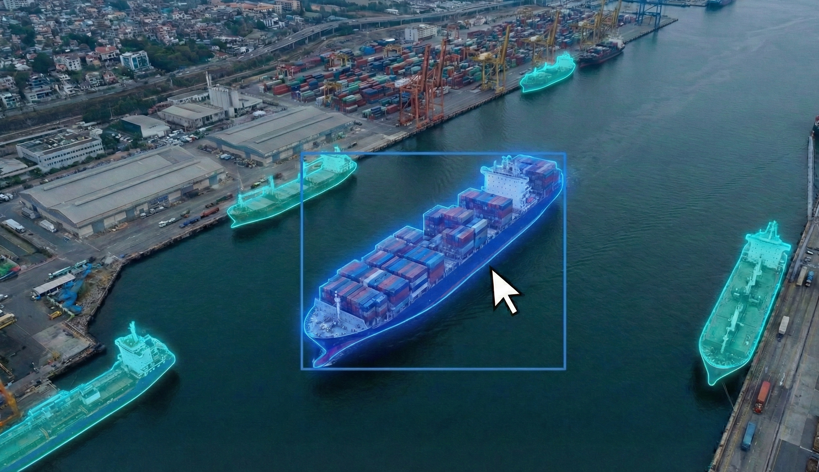 Map selection visual